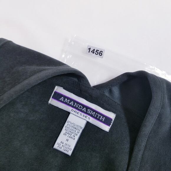 Vintage 90's Y2K Amanda Smith Suede Long Jumper Dress with side slits - Picture 12 of 13